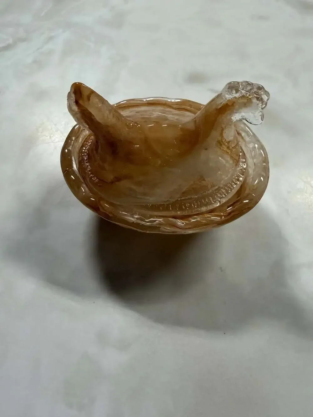Vintage Style Hen on Nest Salt Cellar